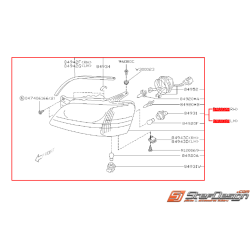 Phare avant réglage électrique SUBARU LEGACY 99-01
