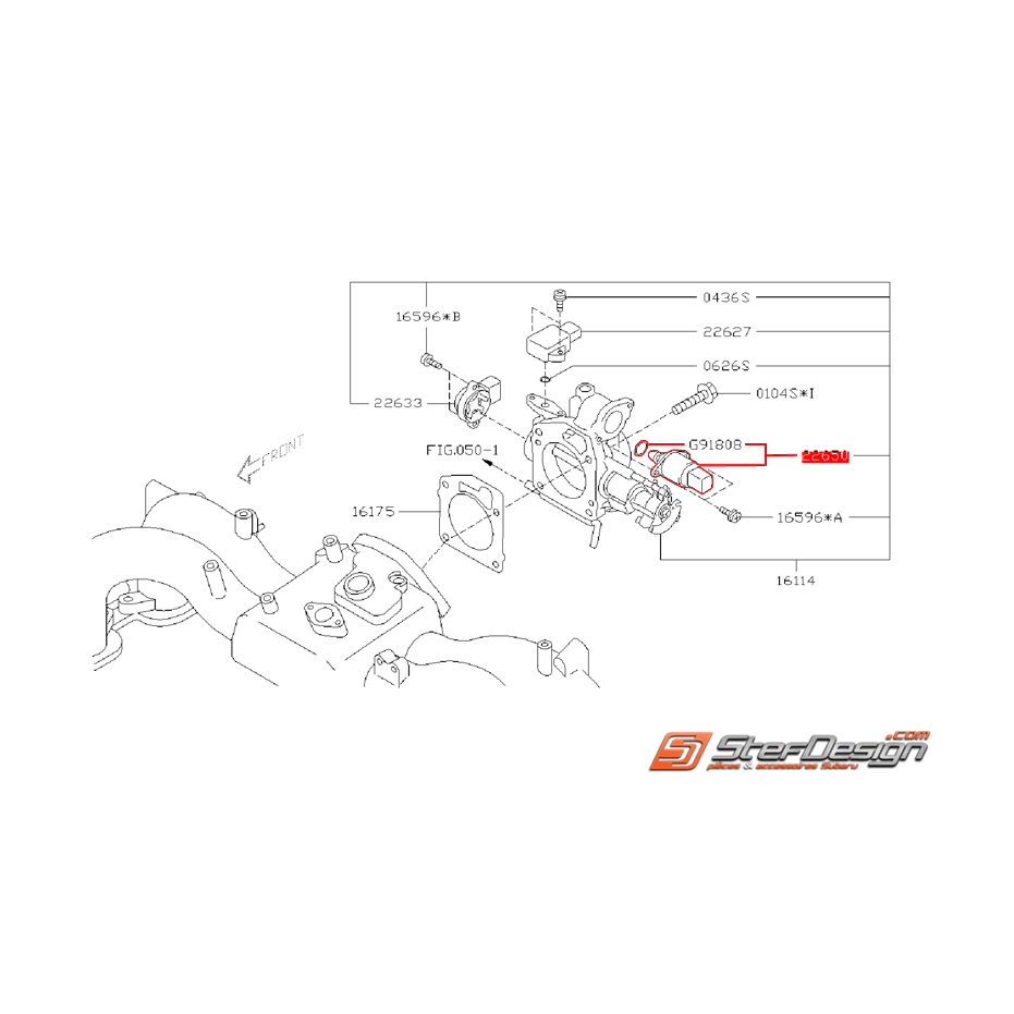 Actuateur de ralenti origine SUBARU FORESTER 2002