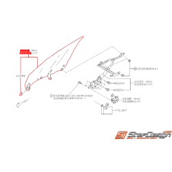 Vitre de porte avant origine SUBARU WRX/STI 01-07