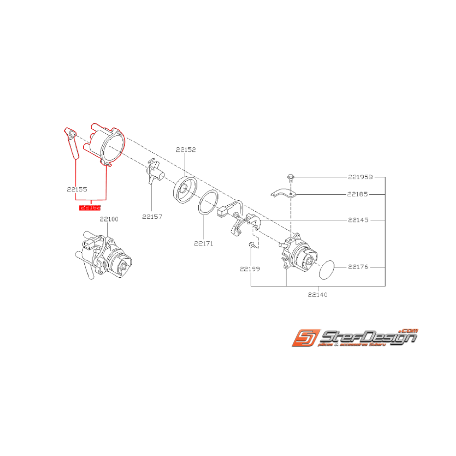Tête d'allumeur origine SUBARU VANILLE Tête d'allumeur origine SUBARU VANILLE