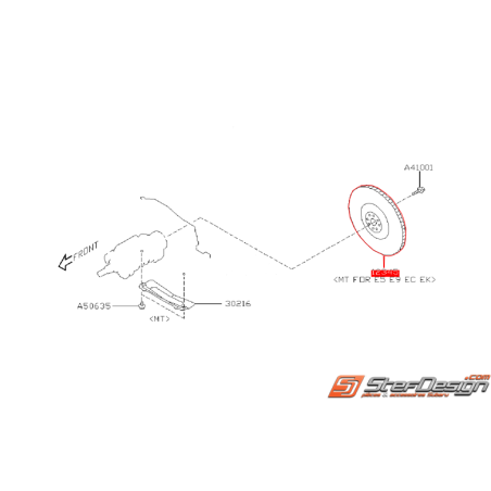 Volant moteur bi-masse origine SUBARU Legacy 2000