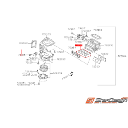 Filtre a pollen SUBARU FORESTER 2004 2.5 XT