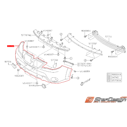 Pare choc avant avec emplacement lave-phares WRX 2011 Diesel