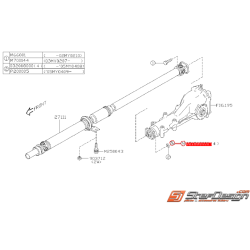 Écrou de fixation d'arbre de transmission SUBARU WRX/STI 01-07