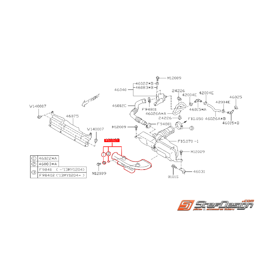 Conduit d'air boite a air SUBARU BRZ / TOYOTA GT 86 Conduit d'air boite a air SUBARU BRZ / TOYOTA GT 86