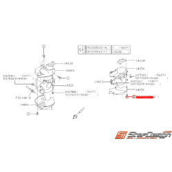 Vis de fixation de renfort et de collecteur d'échappement GT 93-00