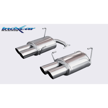 silencieux inoxcar pour subaru impreza wrx sti 2010 2011 2012 2013 2014
