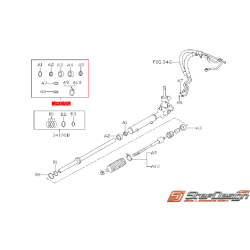 Kit réfection de crémaillère de direction SUBARU FORESTER 2005