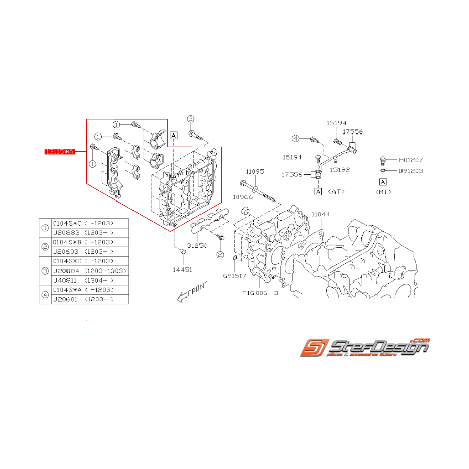 Couvercle d'arbres à cames SUBARU BRZ / TOYOTA GT 86
