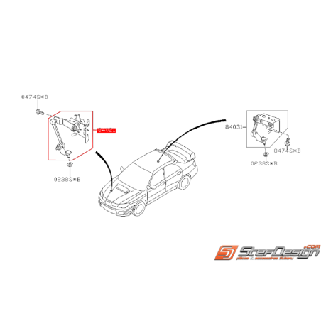 Capteur de réglage de phare avant SUBARU WRX/STI 06-07