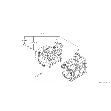 Carter moteur subaru BRZ -TOYOTA gt 86  fa20 aprés 2017