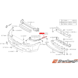 Support de pare choc latérale SUBARU FORESTER 2007