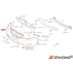 Pare choc avant origine SUBARU WRX 08-11 et Diesel