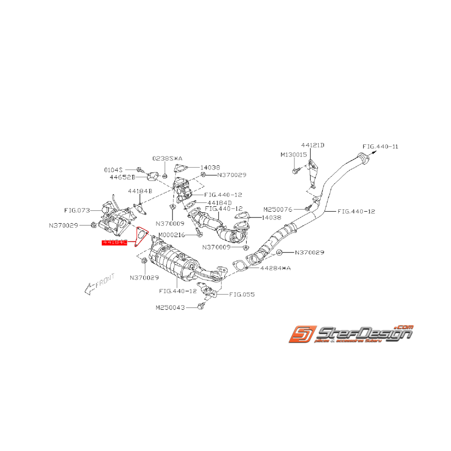 Joint sortie turbo SUBARU Diesel 2009