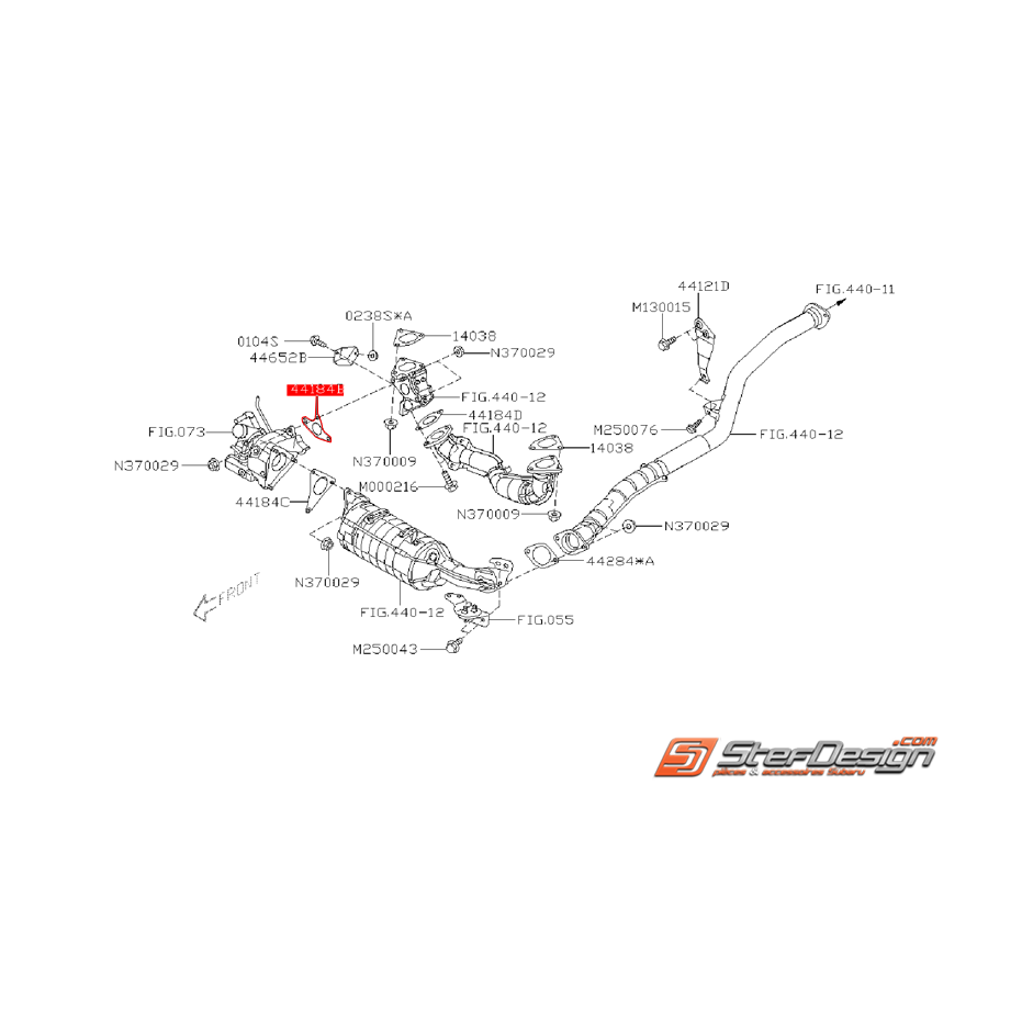 Joint entrée turbo SUBARU Diesel 2009