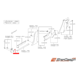 Clips de fixation de moquette avant SUBARU WRX/STI 08-14