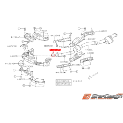 Joint de raccord d'échappement SUBARU IMPREZA 2.0R 2006