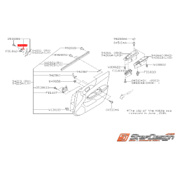 Clips de fixation de haut parleur de porte SUBARU WRX/STI 08-14