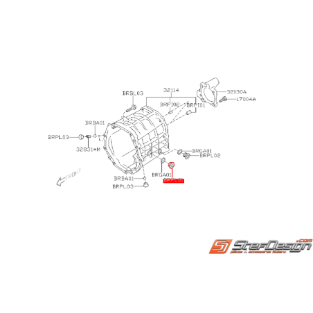 Bouchon de boite de vitesses SUBARU BRZ / TOYOTA GT 86