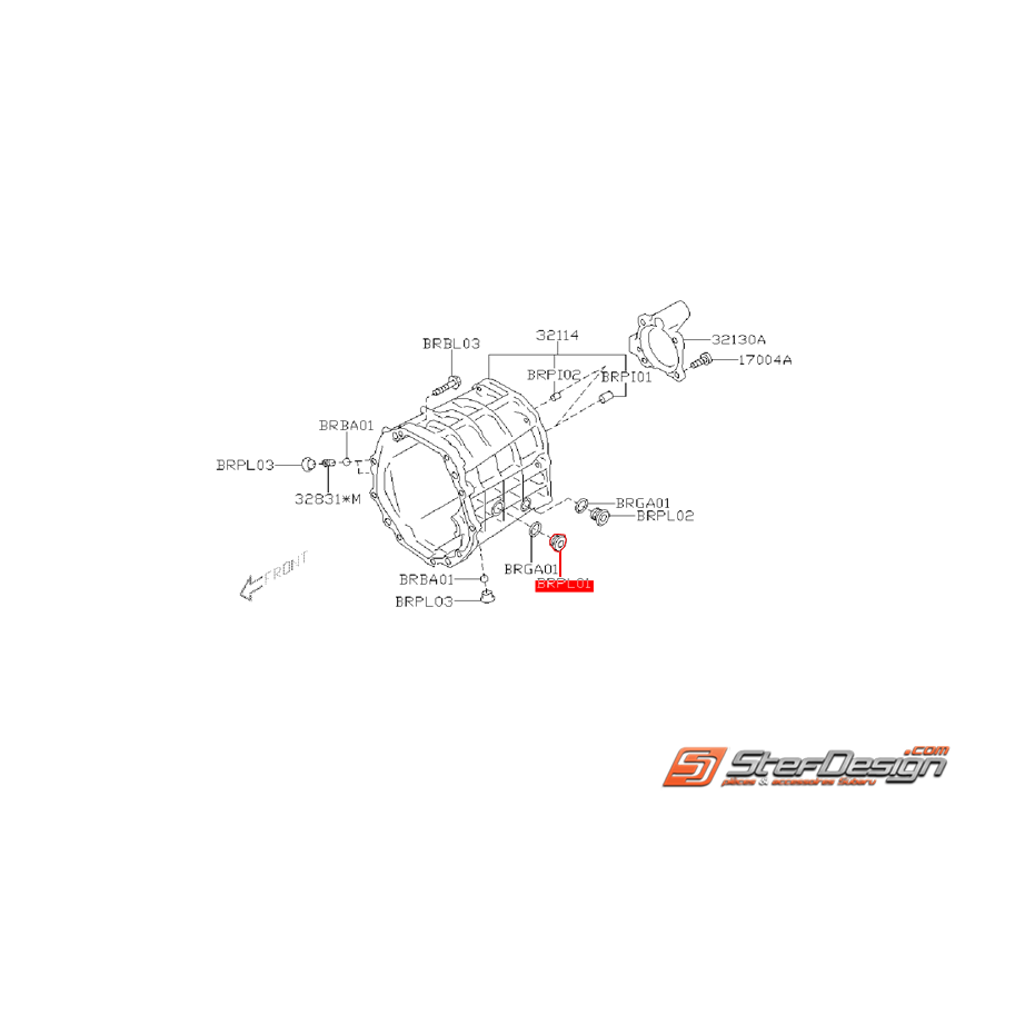 Bouchon de boite de vitesses SUBARU BRZ / TOYOTA GT 86
