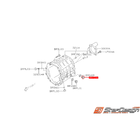 Bouchon de vidange de boite SUBARU BRZ / TOYOTA GT 86