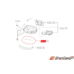 Couvercle de rétroviseur SUBARU WRX 08-11