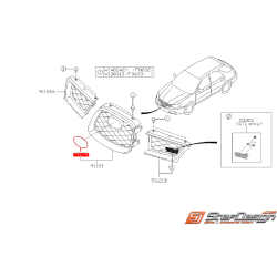 Logo de calandre SUBARU WRX/STI 06-07