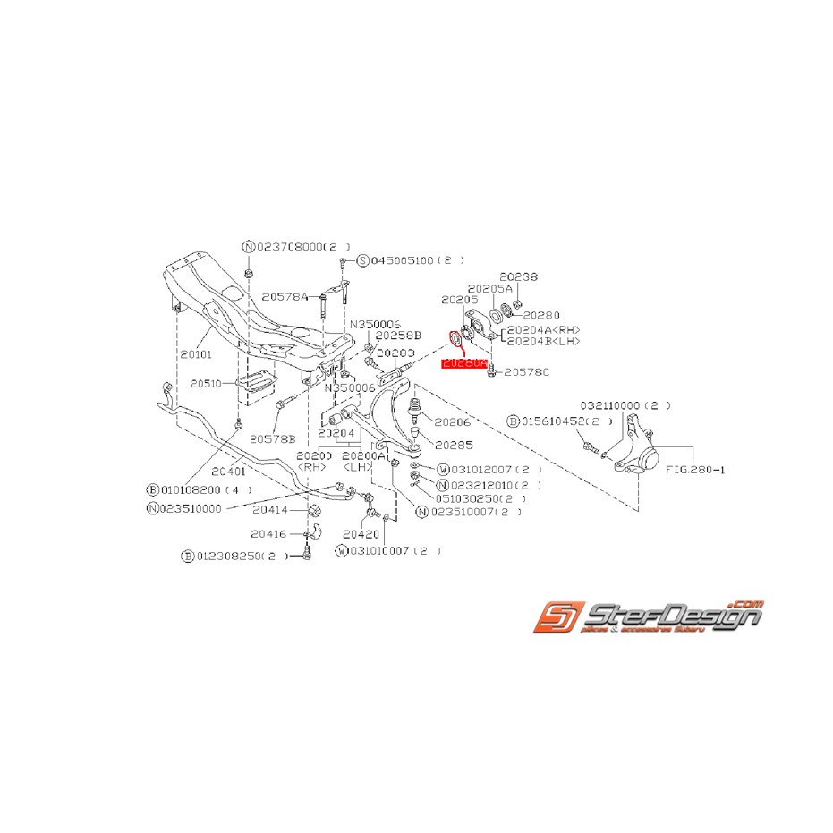 Rondelle d'axe de triangle avant origine SUBARU P1  Rondelle d'axe de triangle avant origine SUBARU P1