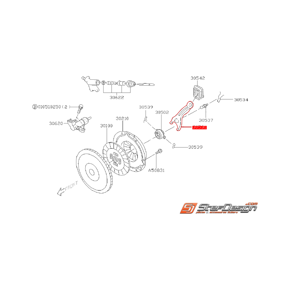 Fourchette d'embrayage origine SUBARU OUTBACK 1999
