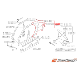 Aile arrière extérieur origine SUBARU STI 08-10