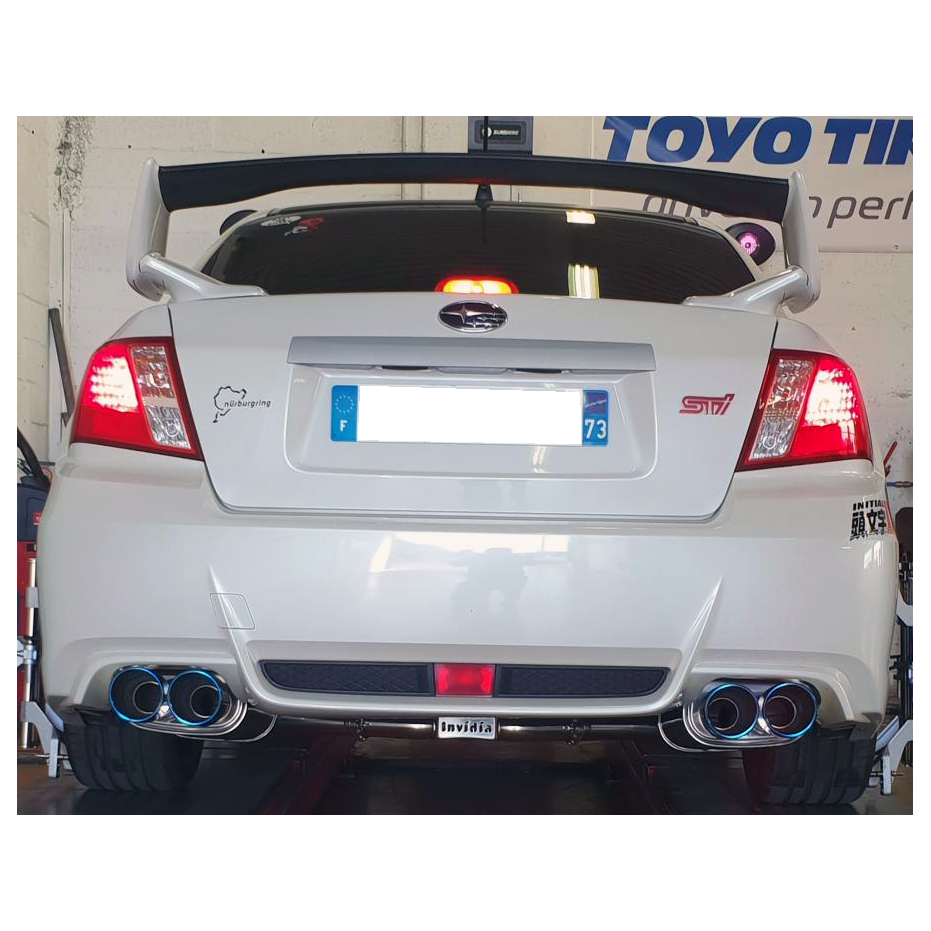 Cat-back INVIDIA Q300 pour Impreza STI 2011-2019