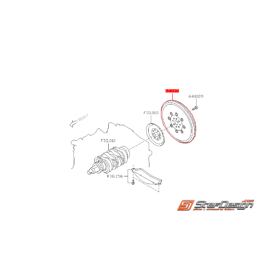 Volant moteur bi-masse subaru diesel 08-10