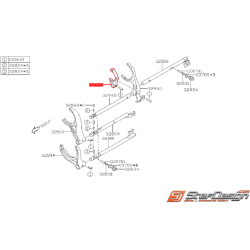 Fourchette de marche arrière SUBARU FORESTER 2008