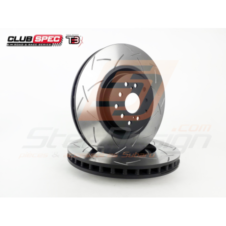 Disque avant rainurés DBA 4000 subaru STI 2001-2016 