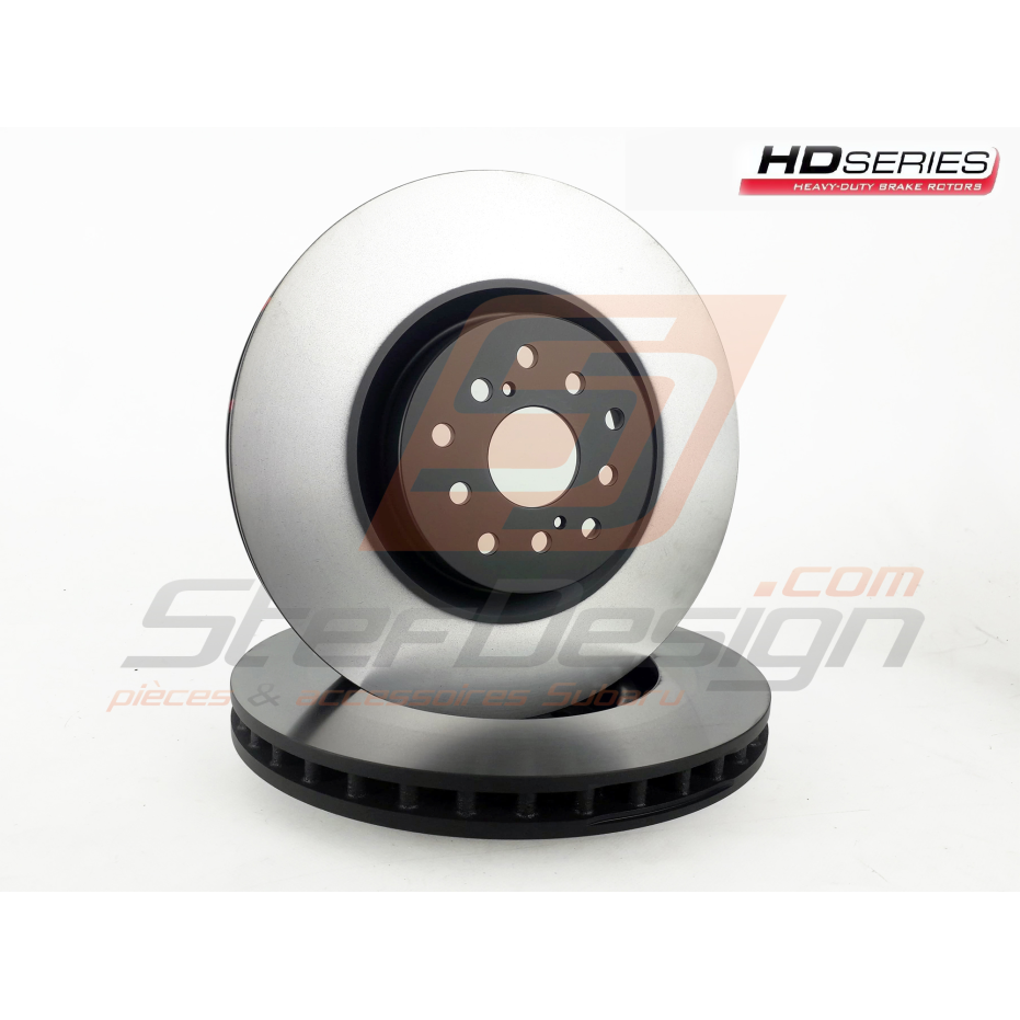 Disque avant lisse DBA 4000 subaru STI  01-16