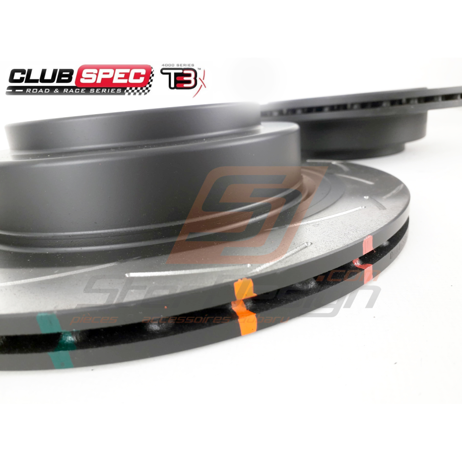 Disque arrière rainurés DBA 4000 subaru WRX 01-07