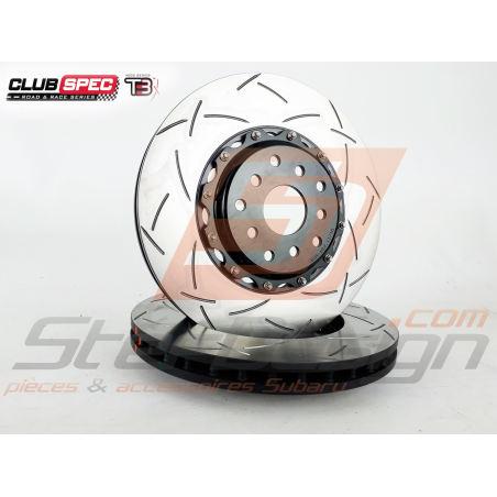 Disque avant rainurés DBA 5000 Bol alu  subaru STI 2001- 2016