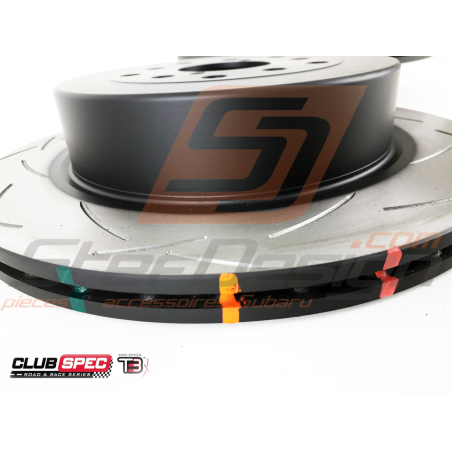 Disque arrière rainurés DBA 4000 subaru STI 2001-2007