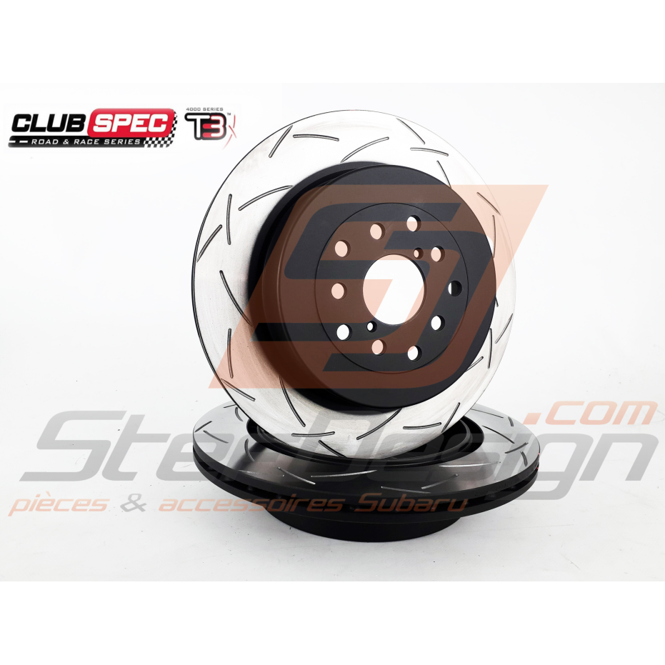 Disque arrière rainurés DBA 4000 subaru  STI 08-16 Disque arrière rainurés DBA 4000 subaru  STI 08-16