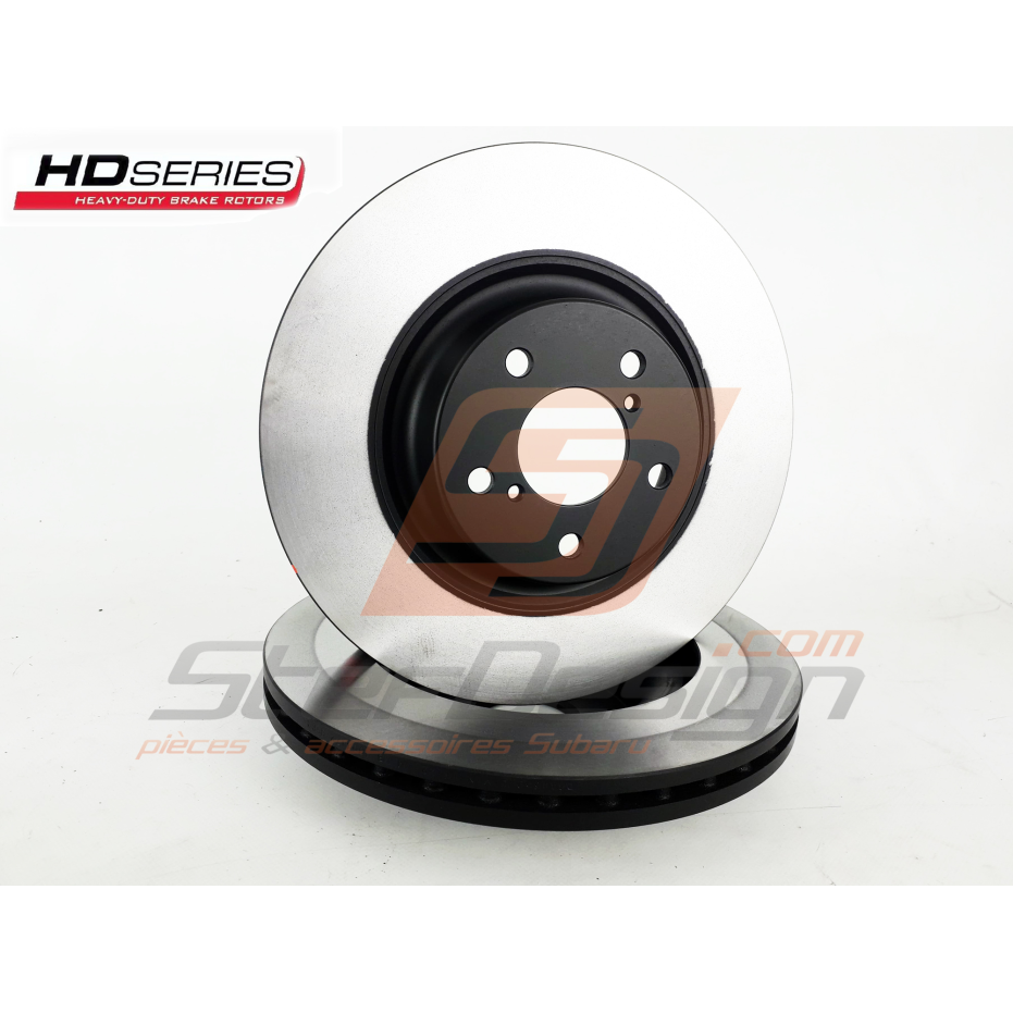 Disque avant lisse DBA 4000 subaru GT 99-00 sans ABS et WRX 01-10 avec ABS BRZ et GT86