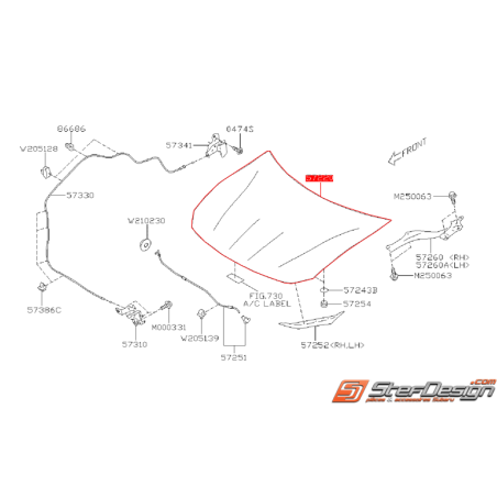 Capot origine SUBARU BRZ / Toyota GT86