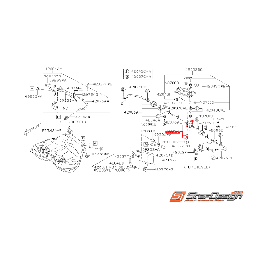 Pompe a gazoil origine SUBARU FORESTER 2010