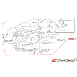 Phare avant halogène SUBARU FORESTER 2.0L 2005