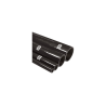 Durite silicone noir 9.5mm longueur 50cm