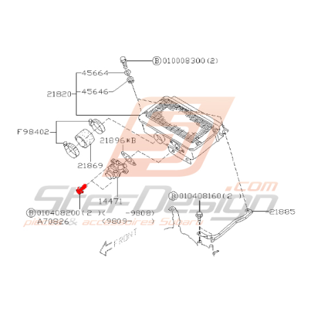 Vis Dump valve origine impreza GT 1999-2000