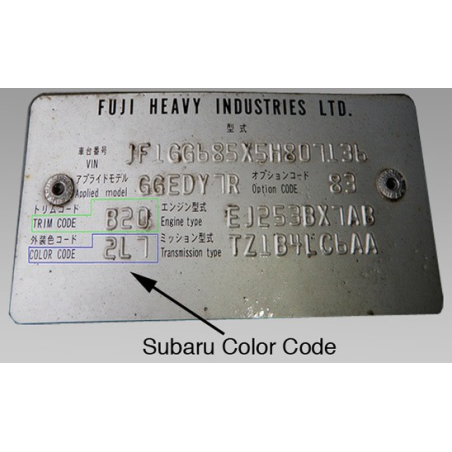 Stylo retouche SUBARU IMPREZA GT 93-00 WRX/STI 01-18 Stylo retouche SUBARU IMPREZA GT 93-00 WRX/STI 01-18