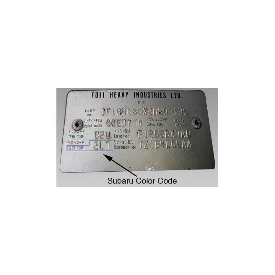 Stylo retouche SUBARU IMPREZA GT 93-00 WRX/STI 01-18 Stylo retouche SUBARU IMPREZA GT 93-00 WRX/STI 01-18