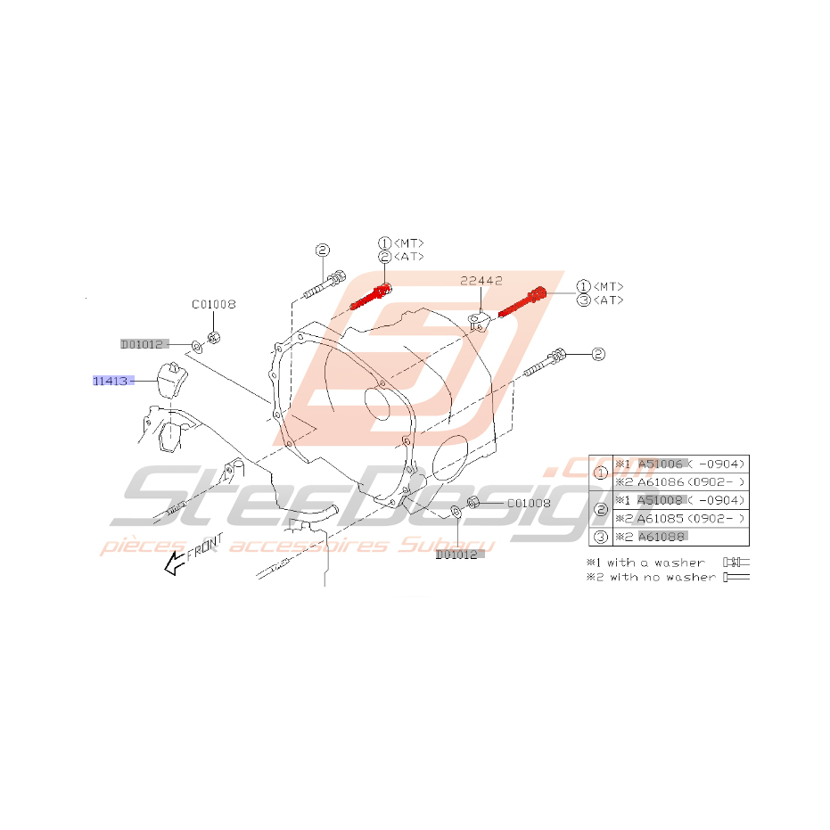 vis supérieure boite de vitesse