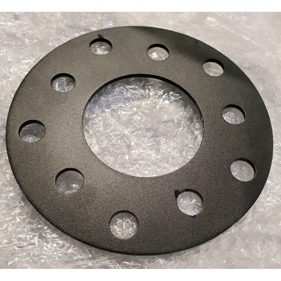 Kit cales 3mm aluminium anodisé noir 5x100 / 5x114.3 mm Kit cales 3mm aluminium anodisé noir 5x100 / 5x114.3 mm