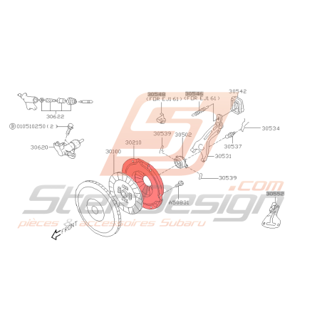 Mécanisme embrayage 2.0l RS atmo 